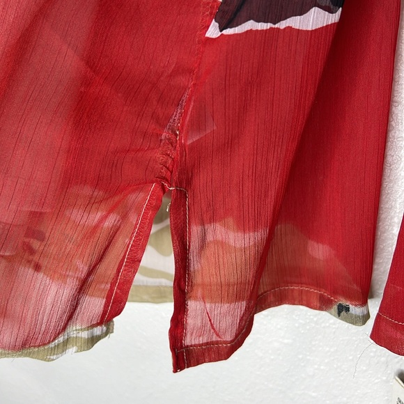 STYLE & Co Semi Sheer Embroidered NEW Tunic & Tank Top Boho Artsy Lagenlook 2X - Picture 12 of 17